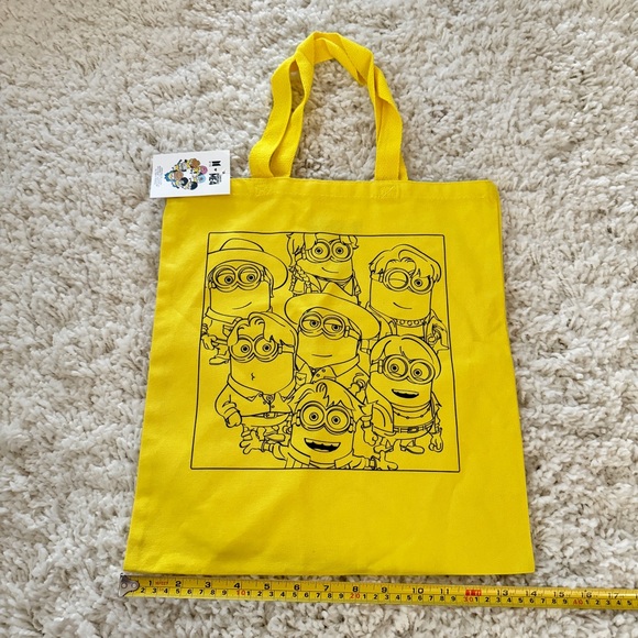 NEW BTS X Despicable Me 4 Canvas Tote Bag - Picture 2 of 5